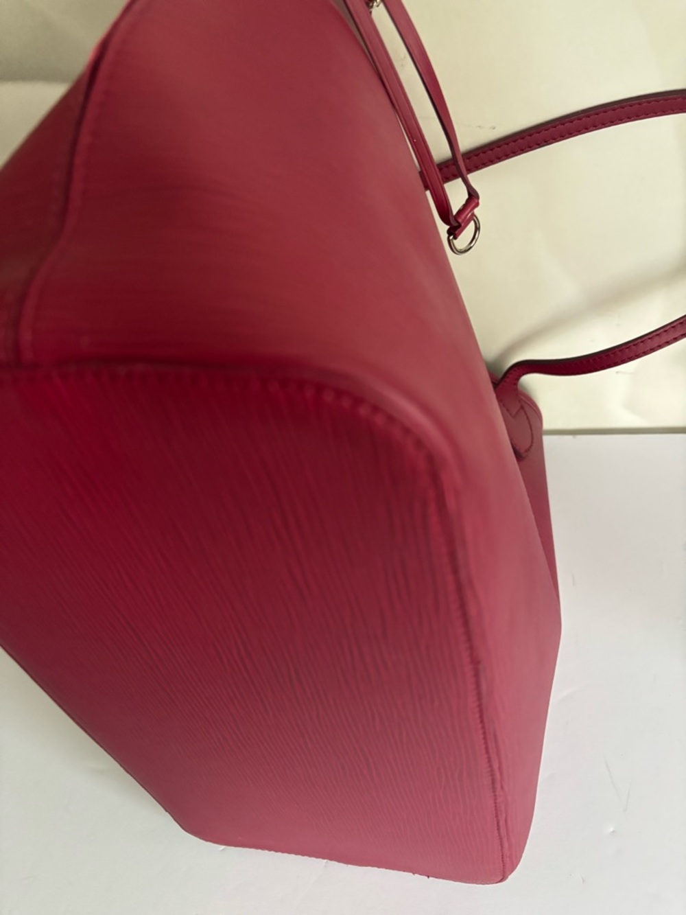 Authentic Louis Vuitton Neverfull MM  / pochette in Fuchsia - Picture 8 of 16